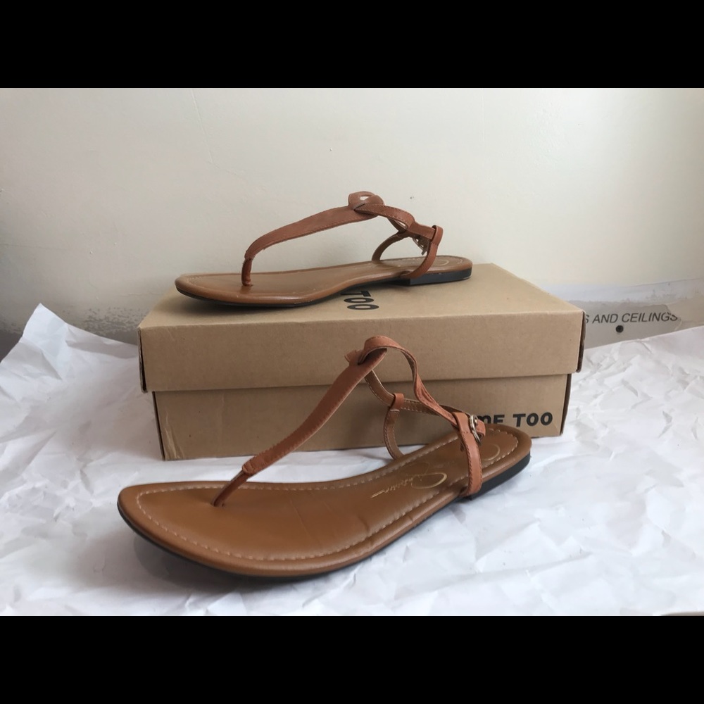 Jessica Simpson tan sandals